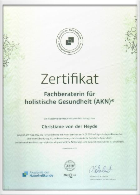 Zertifikat AKN Zertifikat AKN